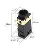 1000Pcs 3.5Mm Dip Headphone Socket Audio Socket Pj-342 Surface Mounted 6 Feet Double Track Gold Plated PJ342 view 4