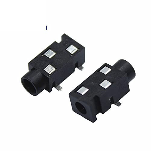 100Pcs Earphone Socket 3.5 Audio Socket PJ-320 3 Pin SMD Belt Column 3.5 HeadsetFemale seat PJ320