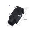 100Pcs Earphone Socket 3.5 Audio Socket PJ-320 3 Pin SMD Belt Column 3.5 HeadsetFemale seat PJ320 view 3