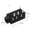 1000PCS DIP PJ320A 3.5MM Headphone Audio Socket PJ-320A PJ320 PJ-320 4 pins Audio Interface view 3