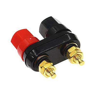 100pcs Banana Plugs Couple Terminals Red Black Connector Amplifier Terminal Binding Post Banana Speaker Plug Jack