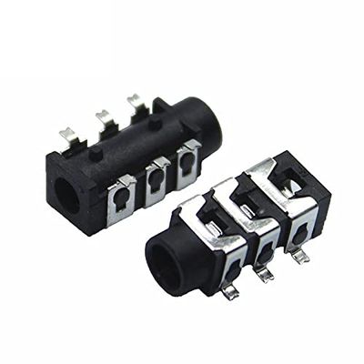 1000PCS PJ-313D PJ313 SMD 6Pin SMT 3.5mm Female Audio Connector Stereo Black and Green Headphone Jack