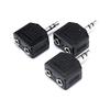 10PCS/Lot 2 Way 3.5mm Stereo Audio Headphone Jack 3.5 Audio Female Splitter Adapter Audio Earbuds Headset Hub Adapt view 1