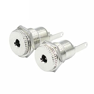 100pcs/lot DC-099 3.5X1.3MM DC Power Jack Socket DC099 Female Panel Mount Connector Metal 3.51.3