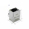 100Pcs Single Port RJ45 Connector HR911105 HR911105A view 3