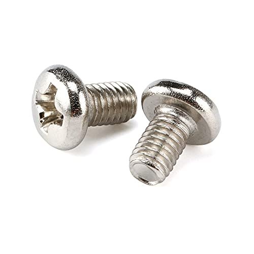 100Pcs M3 Screws Diameter 3mm Length 5mm M3x5 DIY for Computer &Drive M35mm Round Head Screw