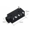 1000Pcs 3.5 MM Headphone Jack Audio Jack PJ-320 3-line pin Female Connector SMD Stereo Headphones PJ-320B view 3
