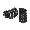 100pcs 1/4" 6.35 mm Stereo Audio Socket Jack Connector 6.5 mm PCB Solder Right Angle Tip Ring Sleeve TRS view 1