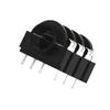 100pcs 1/4" 6.35 mm Stereo Audio Socket Jack Connector 6.5 mm PCB Solder Right Angle Tip Ring Sleeve TRS view 2