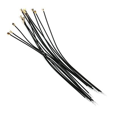 100pcs Black IPX IPEX u.fl Female 1.13mm Connector Cable Single-Head Adapter Connector 15cm IPX 1.13 Cable