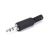 10PCS/Lot 3.5mm Headphone Connector Male Stereo Audio Plug 3.5 mm with Black Plastic Housing Audio Jack Plug view 2