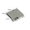 10pcs/lot 9pin Micro SD Card Slot connectors Size 1415mm TF Card Deck fit for Phone Tablet Vehicle Navigation The pop-up view 4