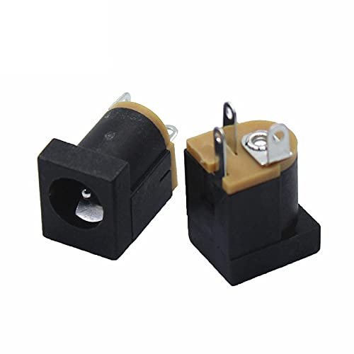 100pcs s DC-012 DC Power Jack Socket Connector DC012 5.52.1mm 5.5X2.1MM Socket 180 feet Vertical