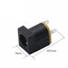100pcs s DC-012 DC Power Jack Socket Connector DC012 5.52.1mm 5.5X2.1MM Socket 180 feet Vertical view 4