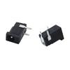100Pcs s DC-002 0.3A 50V Black DC Power Jack Socket Connector DC002 3.51.3mm 1.3 Socket view 1