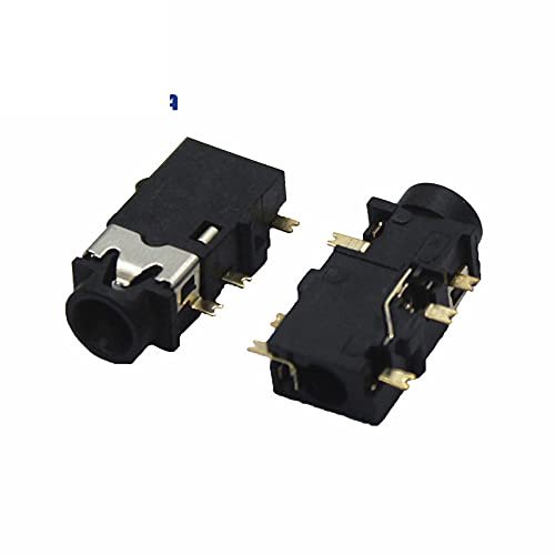 1000Pcs 311 4.5 PJ-342 3.5mm 3+3pins Gold Plated Stereo Headphone Connector Adapter Power Plug Audio Video Jack Socket Plug