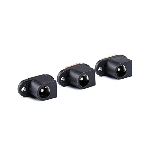 10Pcs DC053 DC Female Power Socket 5.5mm2.1mm with Ear Screw Hole dc-53 DC Socket Adapter Connector Jack