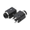 100Pcs 3.5MM Vertical Socket 4Pin Stereo Female Socket Jack with Screw 3.5Audio Headphone Connector PJ-341 3 Poles Earphone Hole view 2