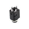 100Pcs 3.5MM Vertical Socket 4Pin Stereo Female Socket Jack with Screw 3.5Audio Headphone Connector PJ-341 3 Poles Earphone Hole view 3