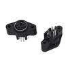 1000PCS/Lot MDC/S Terminal Socket DIN Jack Connector Mini PS2 6Pin 6P with Fixed Hole Mouse Keyboard view 1
