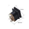 100Pcs DC Power Socket DC-015 Jack 5.5-2.1 MM Square Panel Mounting 5.5X2.1mm 5.52.1 mm DC Socket Connector DC015 view 4