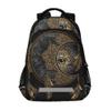 ALAZA Boho Chic Golden Crescent Moon & Sun Mandala Backpack Purse for Women Men Personalized Laptop Notebook Tablet School Bag Stylish Casual Daypack, 13 14 15.6 inch view 1