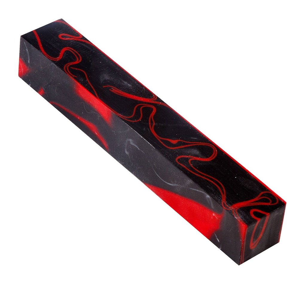 Penn State Industries WXKNA01 Kirinte Pattern Acrylic Penturning Blank, 3/4" x 3/4" x 5" (Lava Flow)