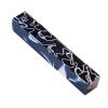 Penn State Industries WXKNA06 Kirinte Pattern Acrylic Penturning Blank, 3/4" x 3/4" x 5" (Blue Maze) view 1