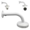 CompCCTV Security Camera Mount Bracket, Universal Wall Mount for CCTV & IP Cameras, J Type (12.5 INCH) view 1