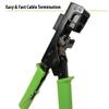 Best RJ45 Punch Down Crimping Termination Tool 8 in 1 for Best Ethernet Network 90 Keystone Jacks - Cat6 / Cat6a / Cat5e / Cat5a view 3