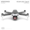 Wrapgrade Skin Compatible with DJI Air 2S | Accent Color A (Racing White) view 2