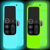 2 Pack Case Glow in The Dark Compatible with Apple TV 4K/ 4th Gen Remote Light Weight Anti-Slip Shock Proof Silicone Cover for Controller for Apple TV Siri Remote - Green and Blue view 1