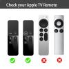2 Pack Case Glow in The Dark Compatible with Apple TV 4K/ 4th Gen Remote Light Weight Anti-Slip Shock Proof Silicone Cover for Controller for Apple TV Siri Remote - Green and Blue view 2