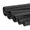 Queenbox Black 10ft 19mm Braided Cable Sleeve, Wrap Wire Organizer Holder Cord Hider Protector,Desktop Charging Cable Power Cord Management for Home Office car view 2