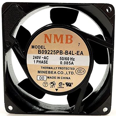 B09225PB-B4L-EA 240V AC Axial Fan, 240V 0.085A 9225 Cabinet Cooling Fan