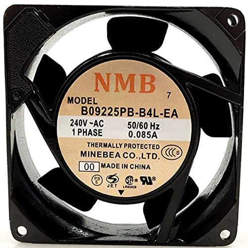 B09225PB-B4L-EA 240V AC Axial Fan, 240V 0.085A 9225 Cabinet Cooling Fan