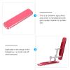 Hemobllo 1pc Creative Foldable Adhesive Phone Holder for Desktop Space-Saving Phone Stand Easy Installation Portable Design for Use view 4