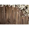 DORCEV 12x8ft Wood Wall Photography Backdrop Flowers Baby Shower Birthday Party Background Baby Shower Kids Adult Lover Pets Photo Studio Props Room Wallpepar view 4