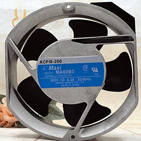 MA60B3 Maxi 172mm 200V Fan, 200V 0.2A 200CFM Industrial Fan