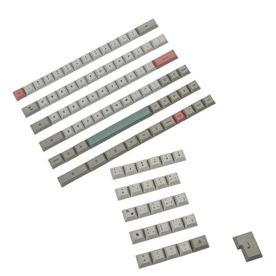 YMDK 61 64 68 DSA Profile 9009 Dye Sub ANSI ISO AZERTY QWERTZ Spain UK French German Italian Keyset PBT Keycap for MX Keyboard (Spain ISO Set)