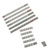 YMDK 61 64 68 DSA Profile 9009 Dye Sub ANSI ISO AZERTY QWERTZ Spain UK French German Italian Keyset PBT Keycap for MX Keyboard (Spain ISO Set) view 1