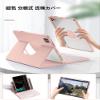 GOOVEN Keyboard case for iPad Pro11 inch 4th 3rd 2nd Gen /Air4 2020 Air5 2022 10.9''with Mouse 360 Rotating Stand Magnetic Detachable BT Keyboard Clear Back Cover (PinkSquare Key) view 2