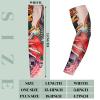 Geyoga 12 Pcs Tattoo Sleeves Fake Arm Sleeves Cover Realistic Soft Elasticity UV Protection for Men Women Working(One Size) view 3