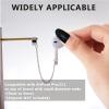 NILSTOREY Earrings forEarbuds Holder Clips, 1 Pair Clip-On Anti Lost Earring Strap for Earbuds (non piercing), Wireless Earhooks Earphone Holder (Croos Style) view 3