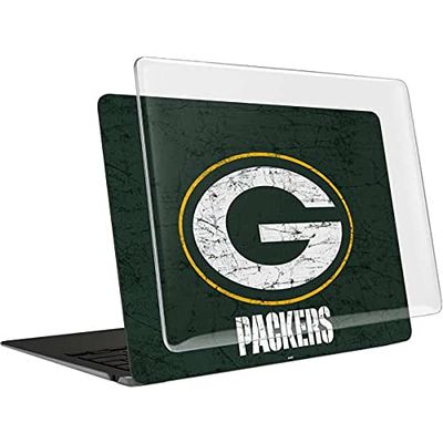 Skinit Case + Skin Compatible with MacBook Air 13in (2020) - Officially Licensed NFL Green Bay Packers Distressed Design