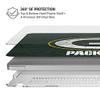 Skinit Case + Skin Compatible with MacBook Air 13in (2020) - Officially Licensed NFL Green Bay Packers Distressed Design view 4