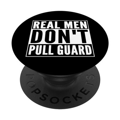 Funny Brazilian Jiu Jitsu BJJ MMA Fighter Don't Pull Guard PopSockets PopGrip: Swappable Grip for Phones & Tablets