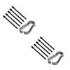 2 Pack HQB-STAR Replacement Tips Stylus Pen Tips Nibs Replacement Parts for Samsung Galaxy Tab S6 S6 lite S7 S7+ S7 Plus S7 FE Stylus S Pen(2 Packs Black Tips) view 1
