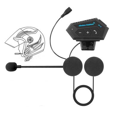 MACHSWON Frequency: 2.402GHz-2.480GHz with Microphone Bluetooth-Compatible Motorcycle Headset