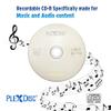 100 PK PlexDisc 52x 700 MB Digital Audio Music CD-R Disc for Reliable Audio Recording and Playback view 2